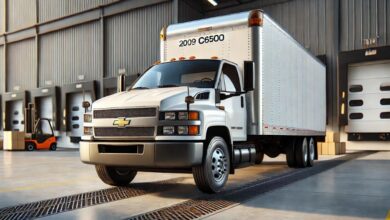 2009 chevrolet c6500 box truck 13'6