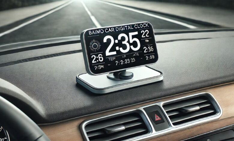 baimoqi car digital clock