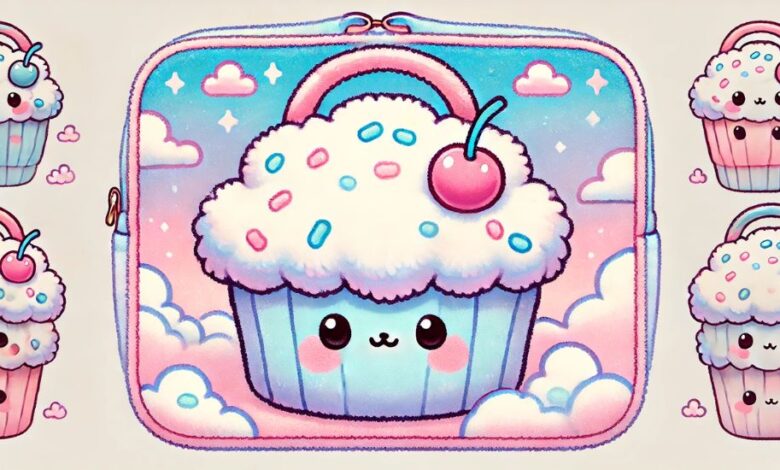 cinnamoroll my sweet piano huwahuwa cupcake bag