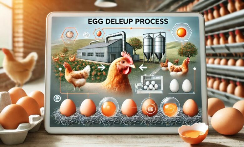 egg deleup process