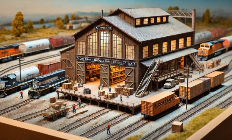 gloor craft models kit 410 freight house ho scale