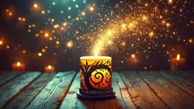 sparkspitter candle