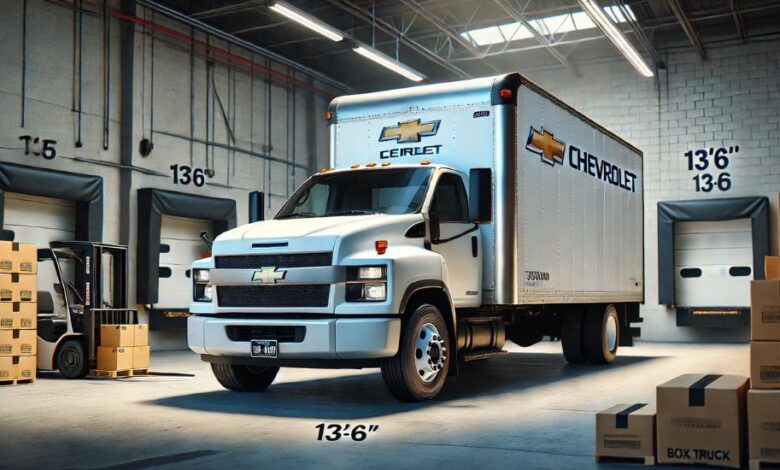 2009 chevrolet c6500 box truck 13'6